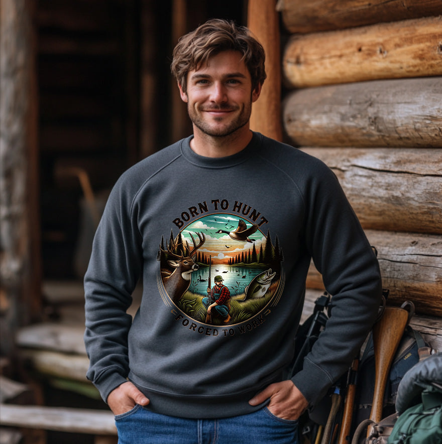 BORN TO HUNT | Men's Fall Sweatshirt