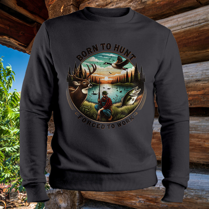 BORN TO HUNT | Men's Fall Sweatshirt