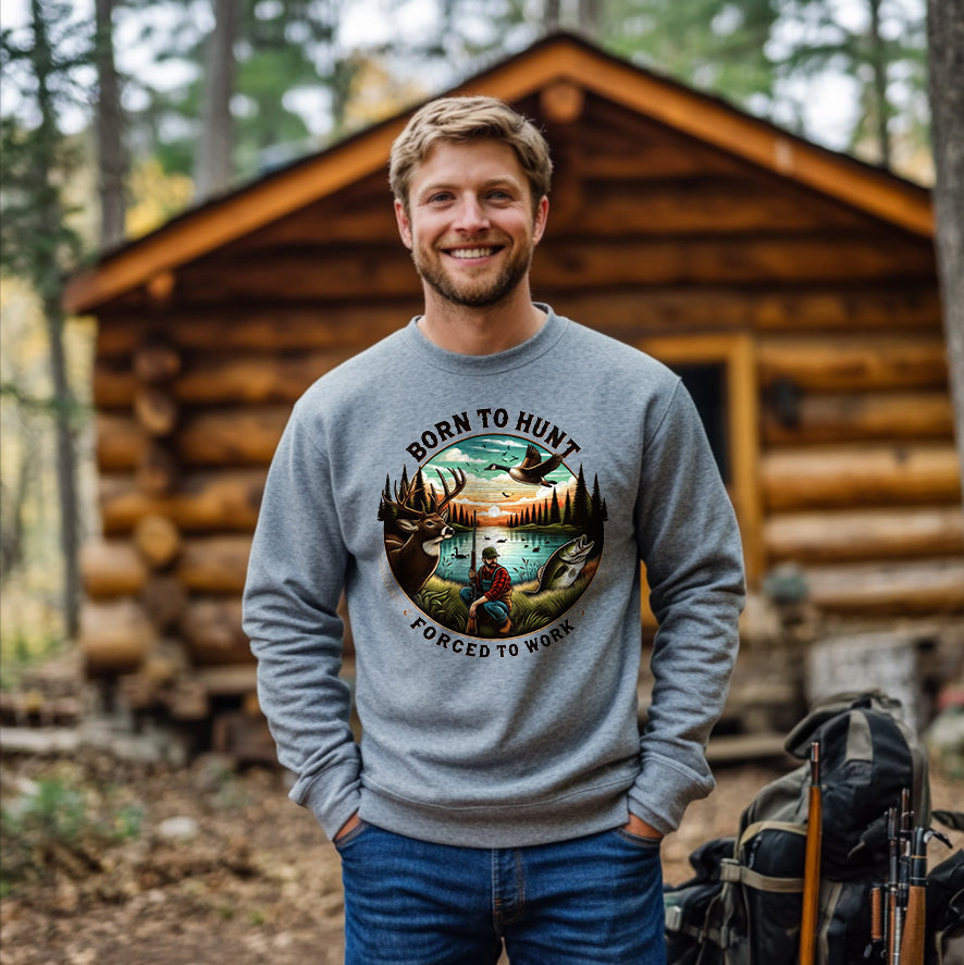 BORN TO HUNT | Men's Fall Sweatshirt