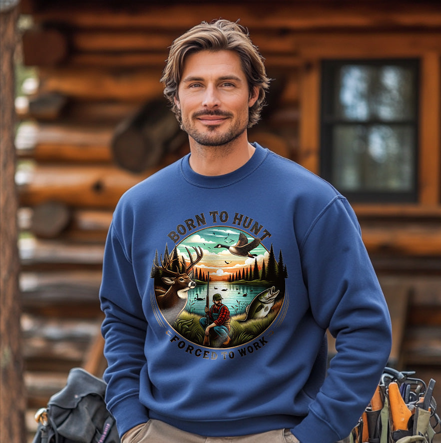 BORN TO HUNT | Men's Fall Sweatshirt