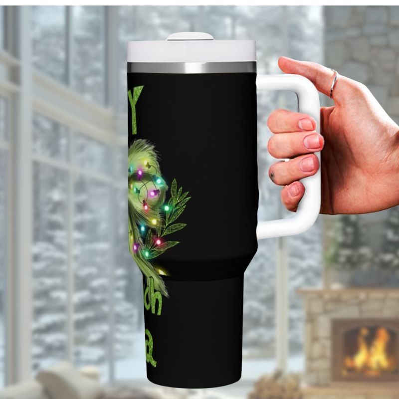 In My Grinch Era - Black | 40 oz  Tumbler