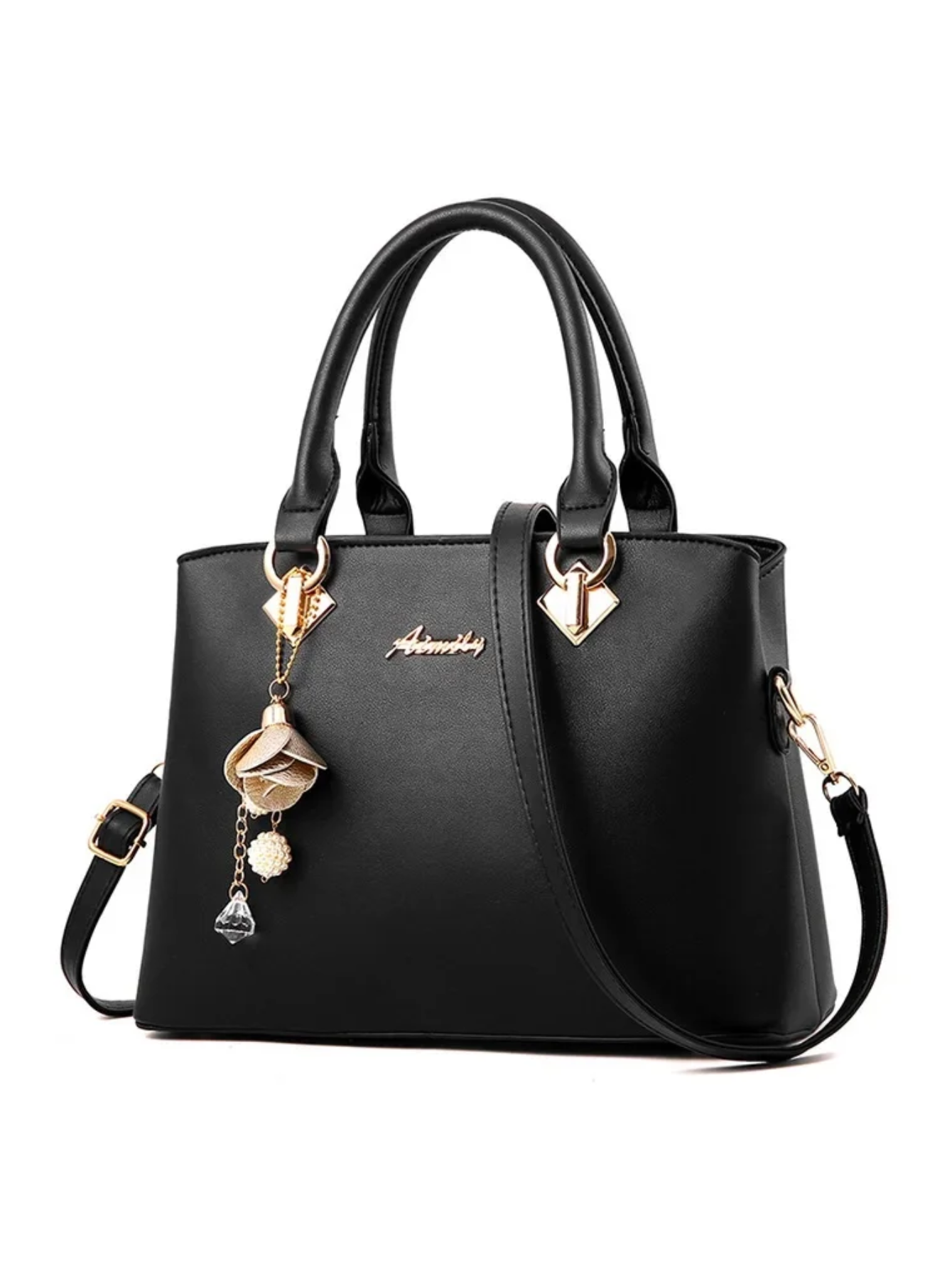 Designer Leather Shoulder & Handbag | PU Leather | Solid Colors