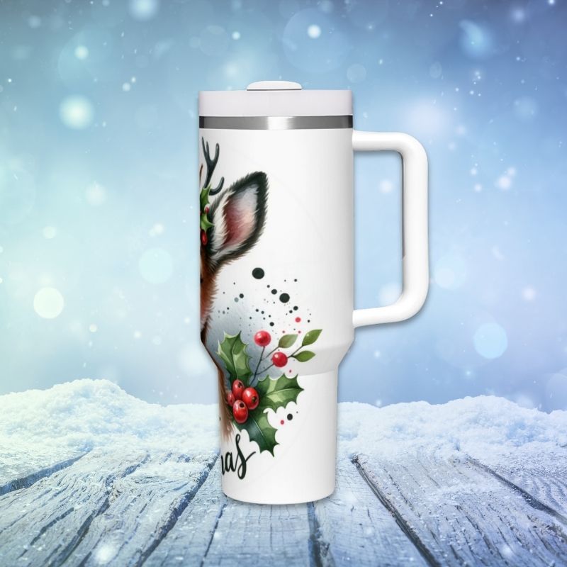 Merry Christmas Reindeer | 40 oz Tumbler