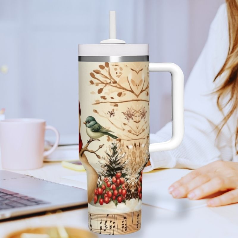 Vintage Snowman | 40 oz Tumbler