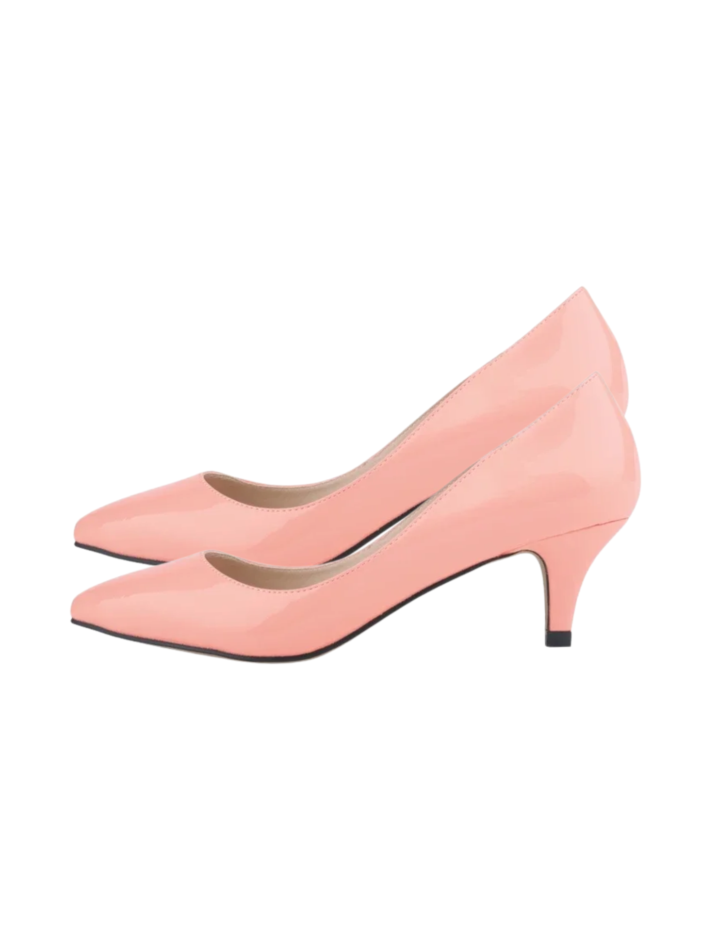 Classic Pink 5cm Kitten Heel Pumps Dress