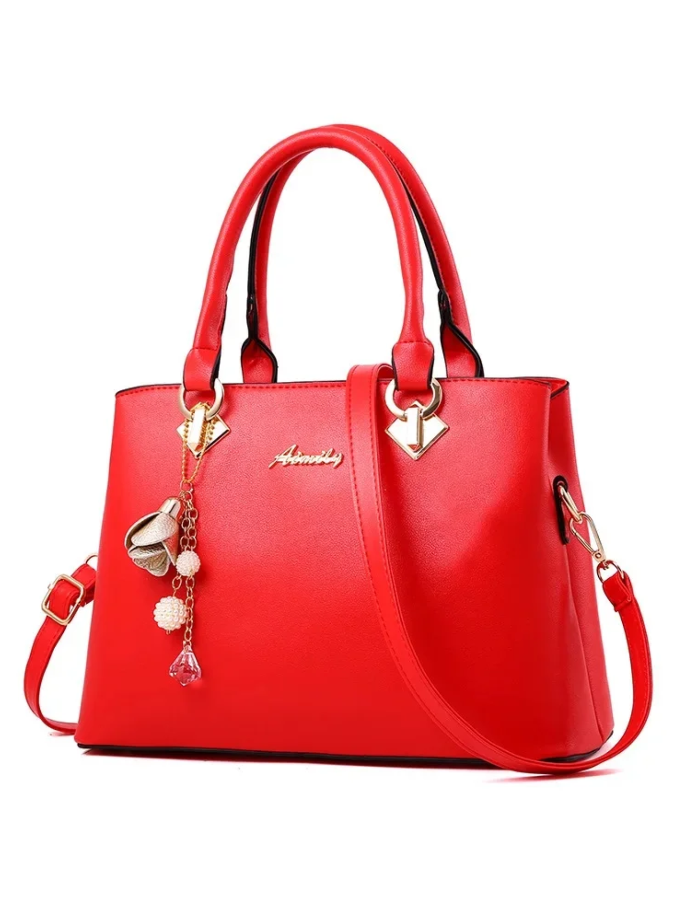 Designer Leather Shoulder & Handbag | PU Leather | Solid Colors