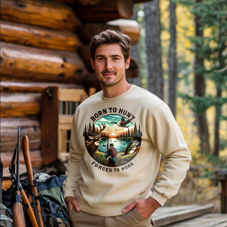 BORN TO HUNT | Men's Fall Sweatshirt