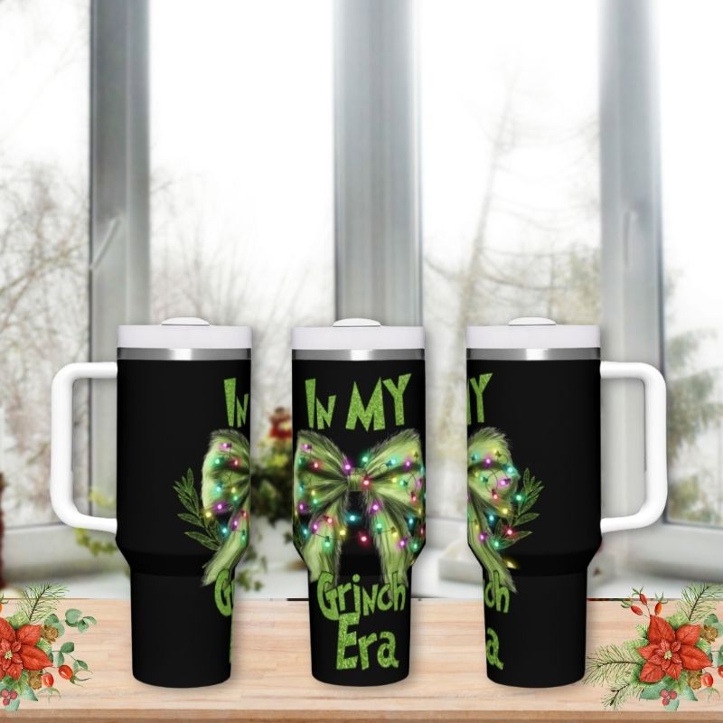 In My Grinch Era - Black | 40 oz  Tumbler