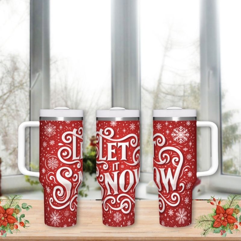 Let it Snow - Red | 40 oz Tumbler