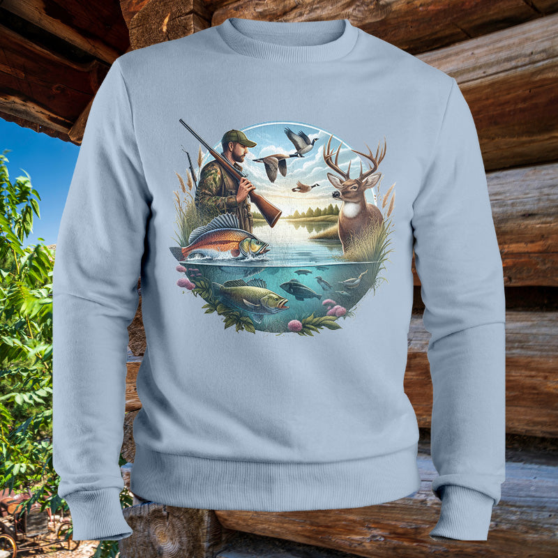 Hunting & Fishing Season | Men's Fall Sweatshirt