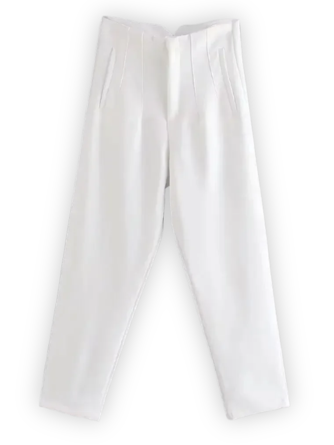 High Waist Pencil Trousers For Womens Office Wear in Beige, White & Khaki