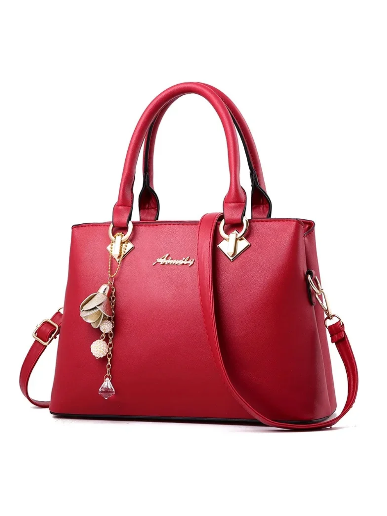 Designer Leather Shoulder & Handbag | PU Leather | Solid Colors