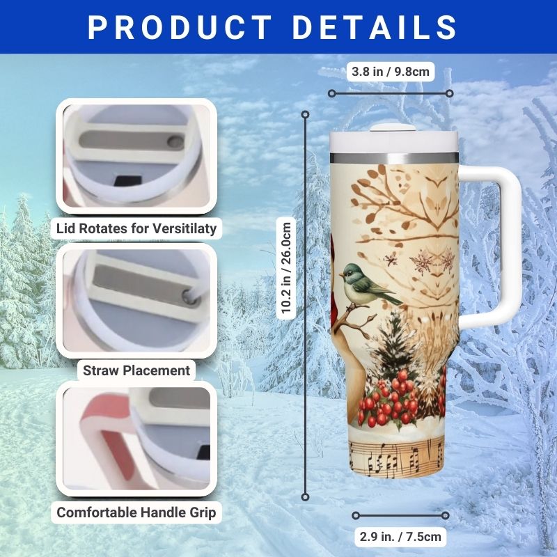 Vintage Snowman | 40 oz Tumbler