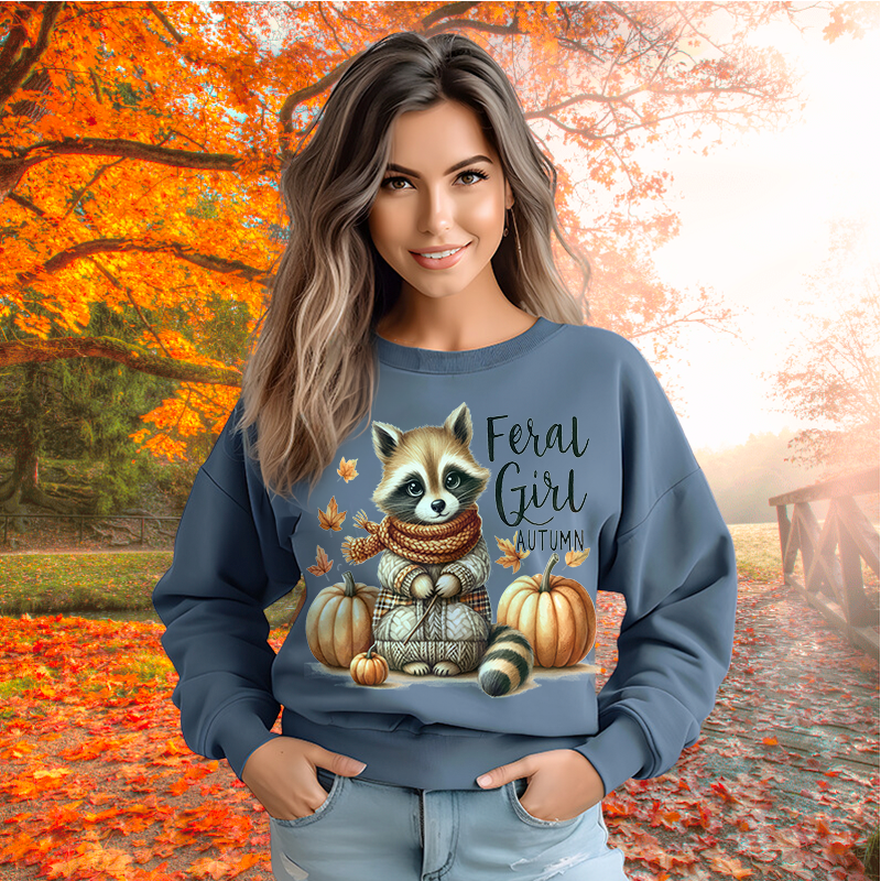 Feral Girl | Women's Fall Sweatshirt