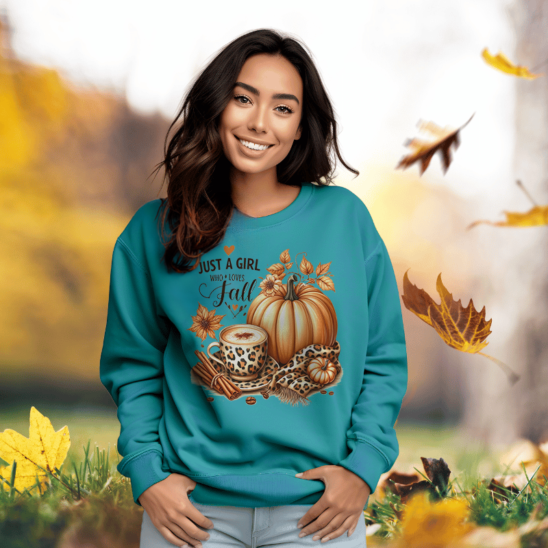 Just A Girl Who Loves Fall 2 | Women's Fall Sweatshirt
