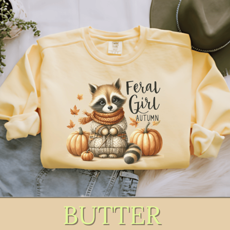 Feral Girl | Women's Fall Sweatshirt