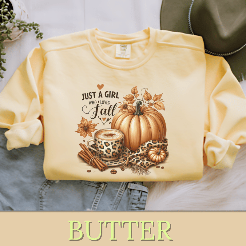 Just A Girl Who Loves Fall 2 | Women's Fall Sweatshirt