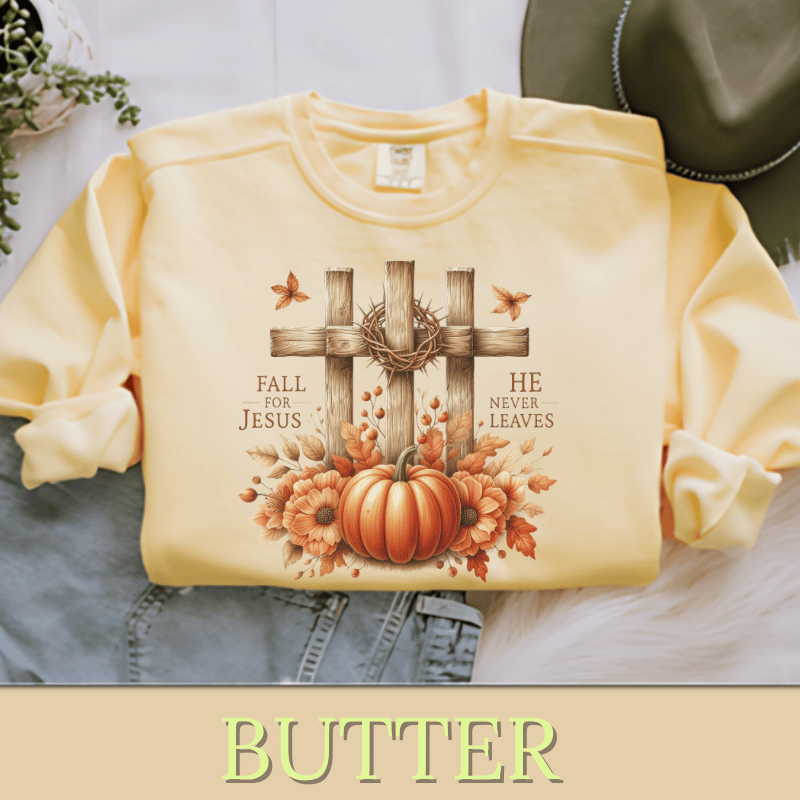 Fall For Jesus | Women's Fall Sweatshirt