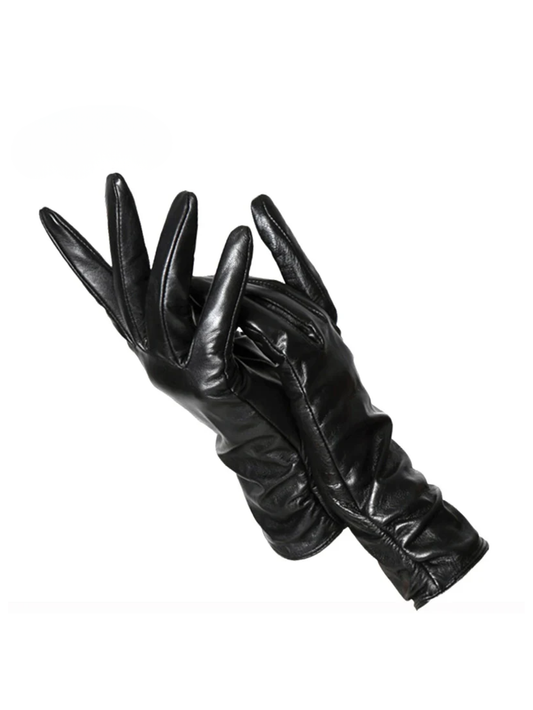 Classic Genuine Leather Winter Gloves | Black & Grays