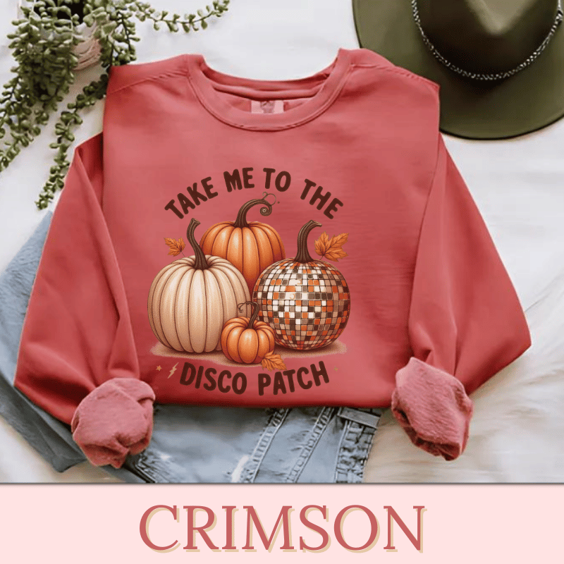 TAKE ME TO THE DISCO PATCH | Women's Fall Sweatshirt