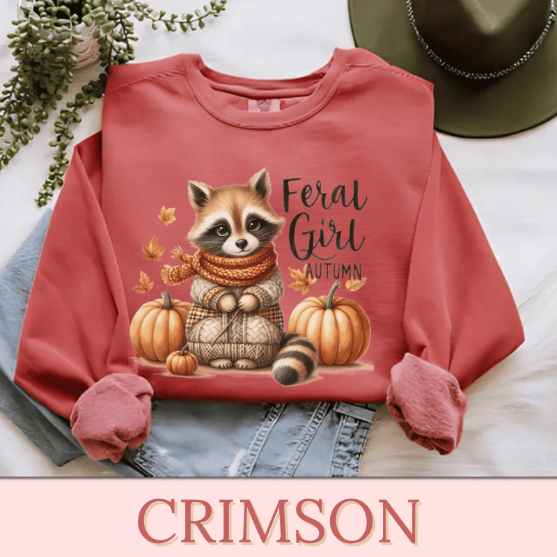 Feral Girl | Women's Fall Sweatshirt