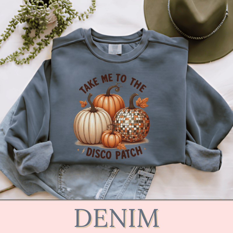 TAKE ME TO THE DISCO PATCH | Women's Fall Sweatshirt