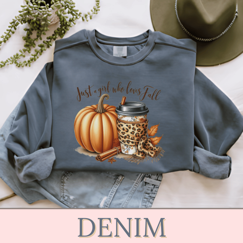 Just A Girl Who Loves Fall | Women's Fall Sweatshirt