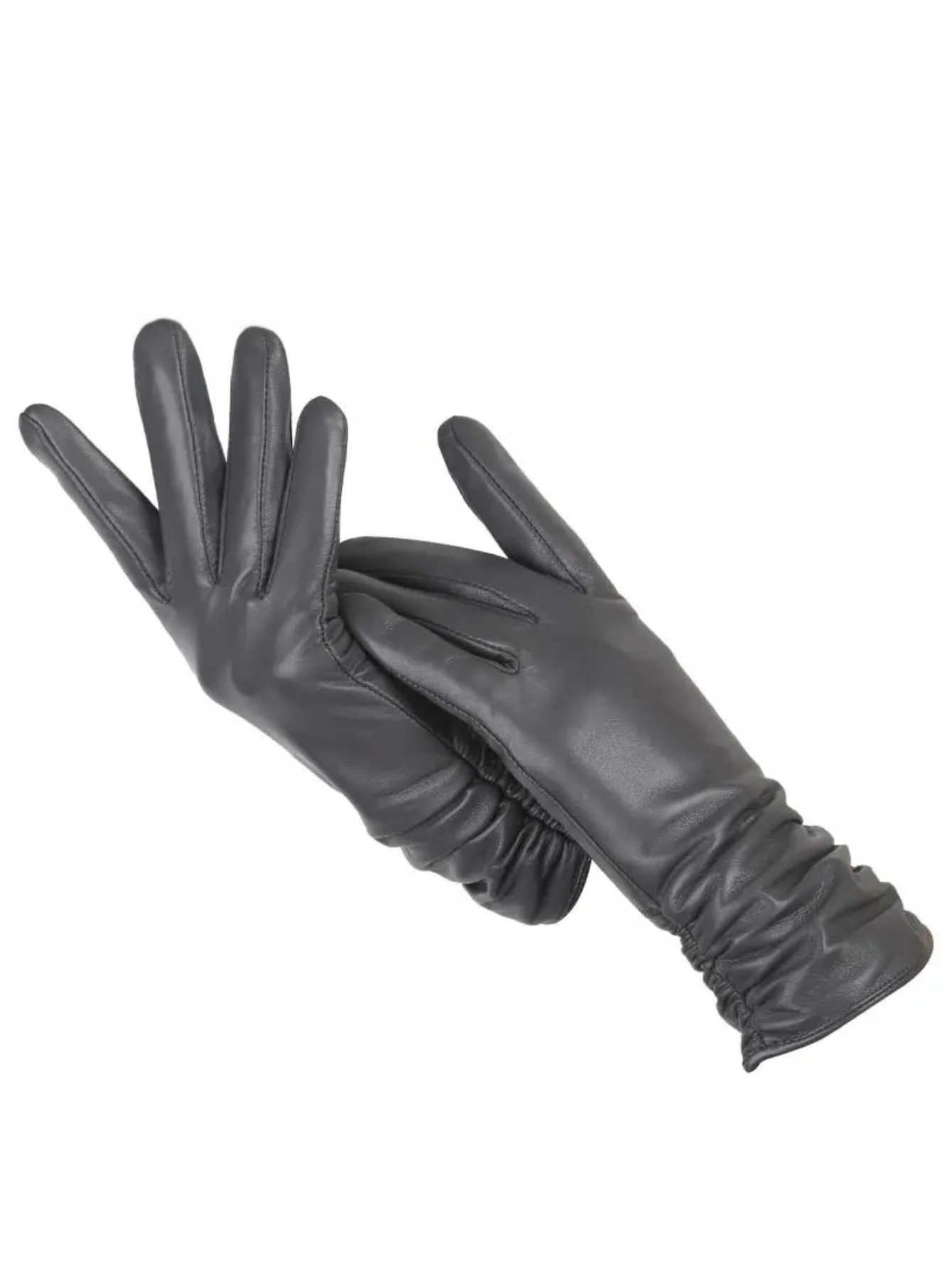 Classic Genuine Leather Winter Gloves | Black & Grays