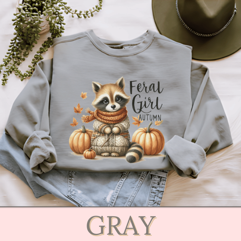 Feral Girl | Women's Fall Sweatshirt