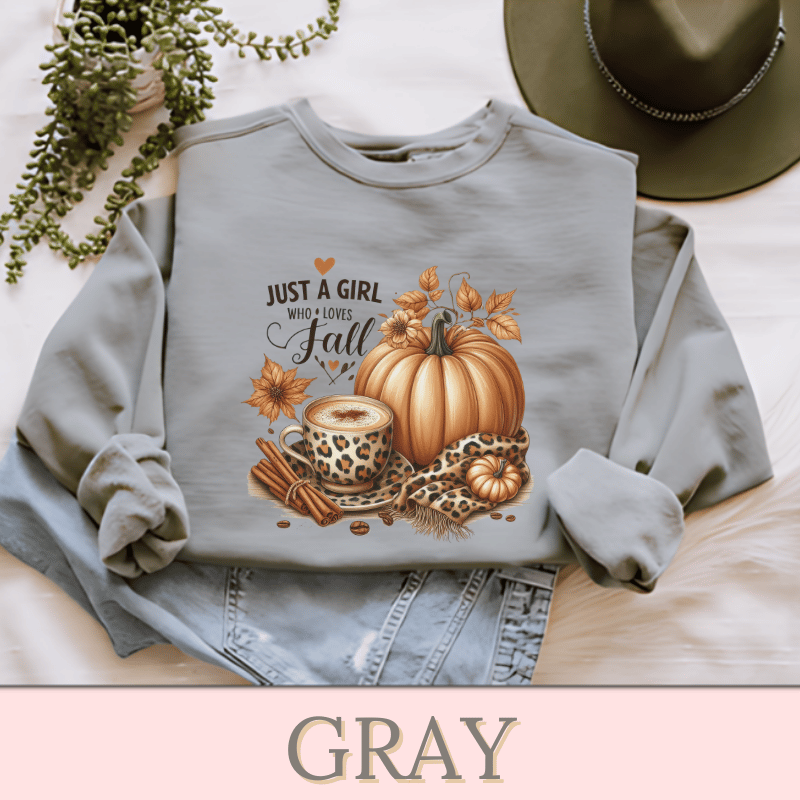 Just A Girl Who Loves Fall 2 | Women's Fall Sweatshirt