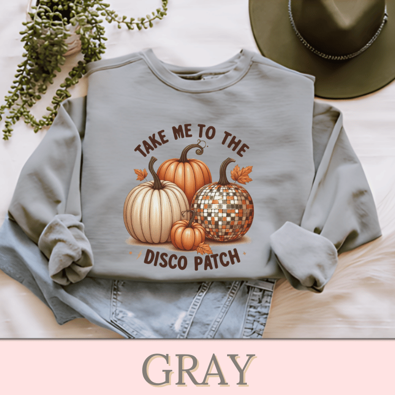 TAKE ME TO THE DISCO PATCH | Women's Fall Sweatshirt