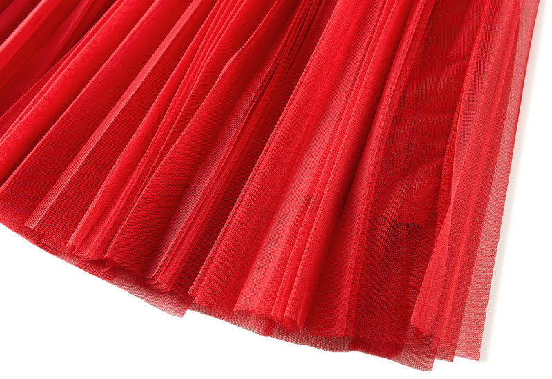 Tulle Maxi Skirt – Boho Summer A-Line Style