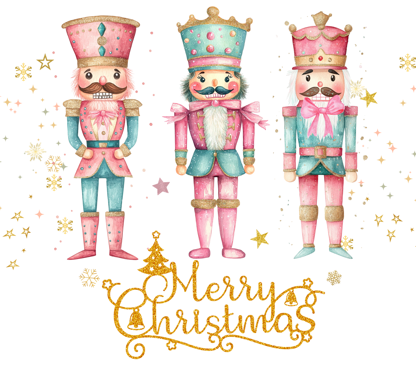 Pink Christmas Nutcracker | 40o z Tumbler