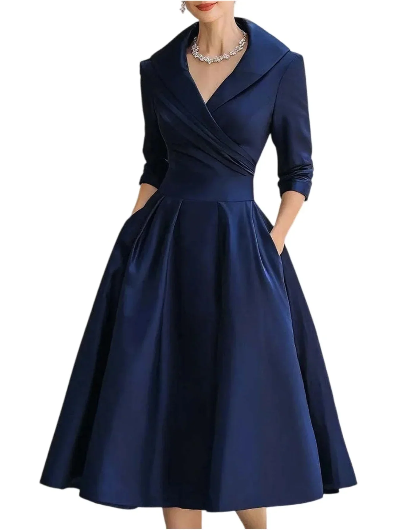 Women's Christmas Elegant Retro Dress
