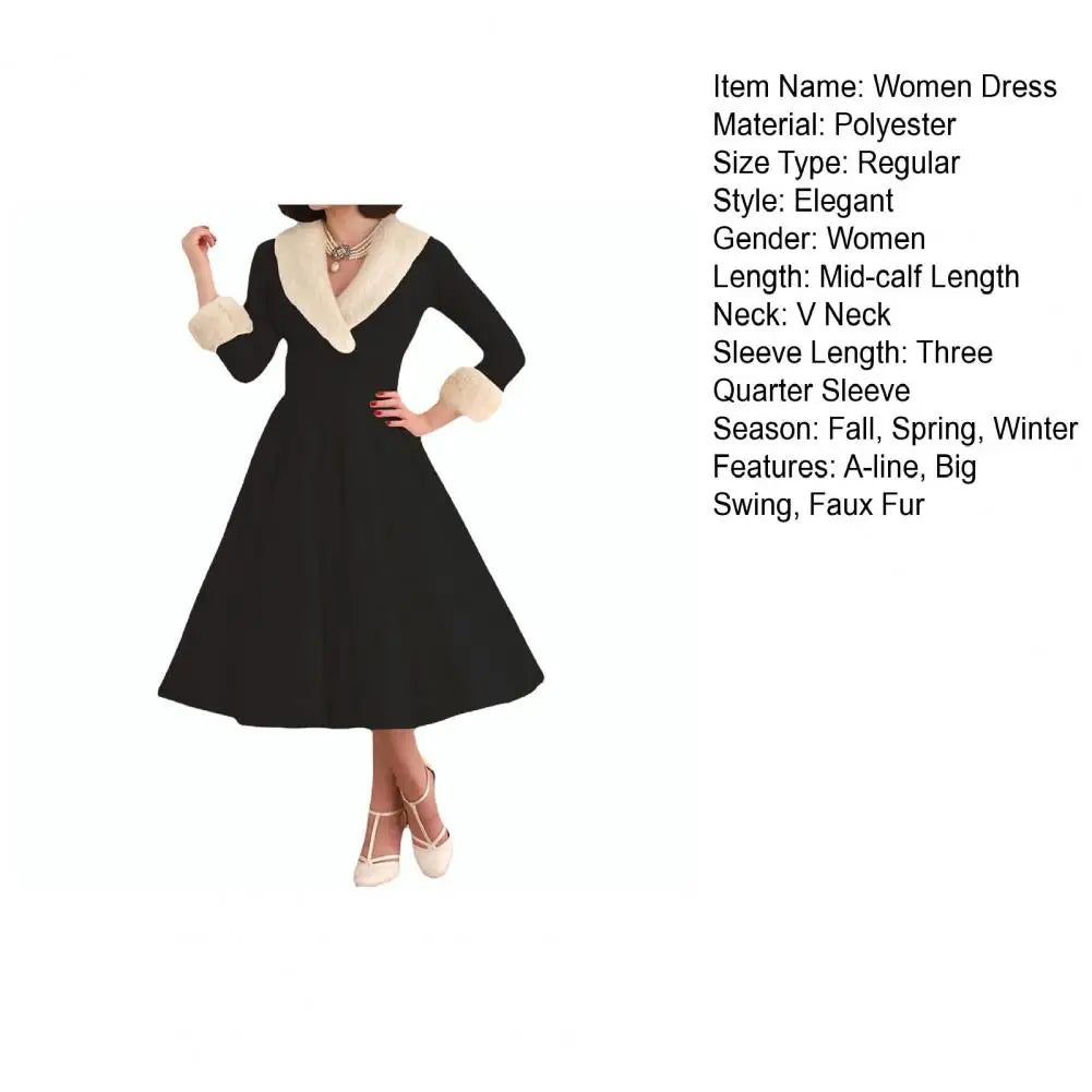 Women's Velvet Santa Dress Regular Fit Plus Size With Belts