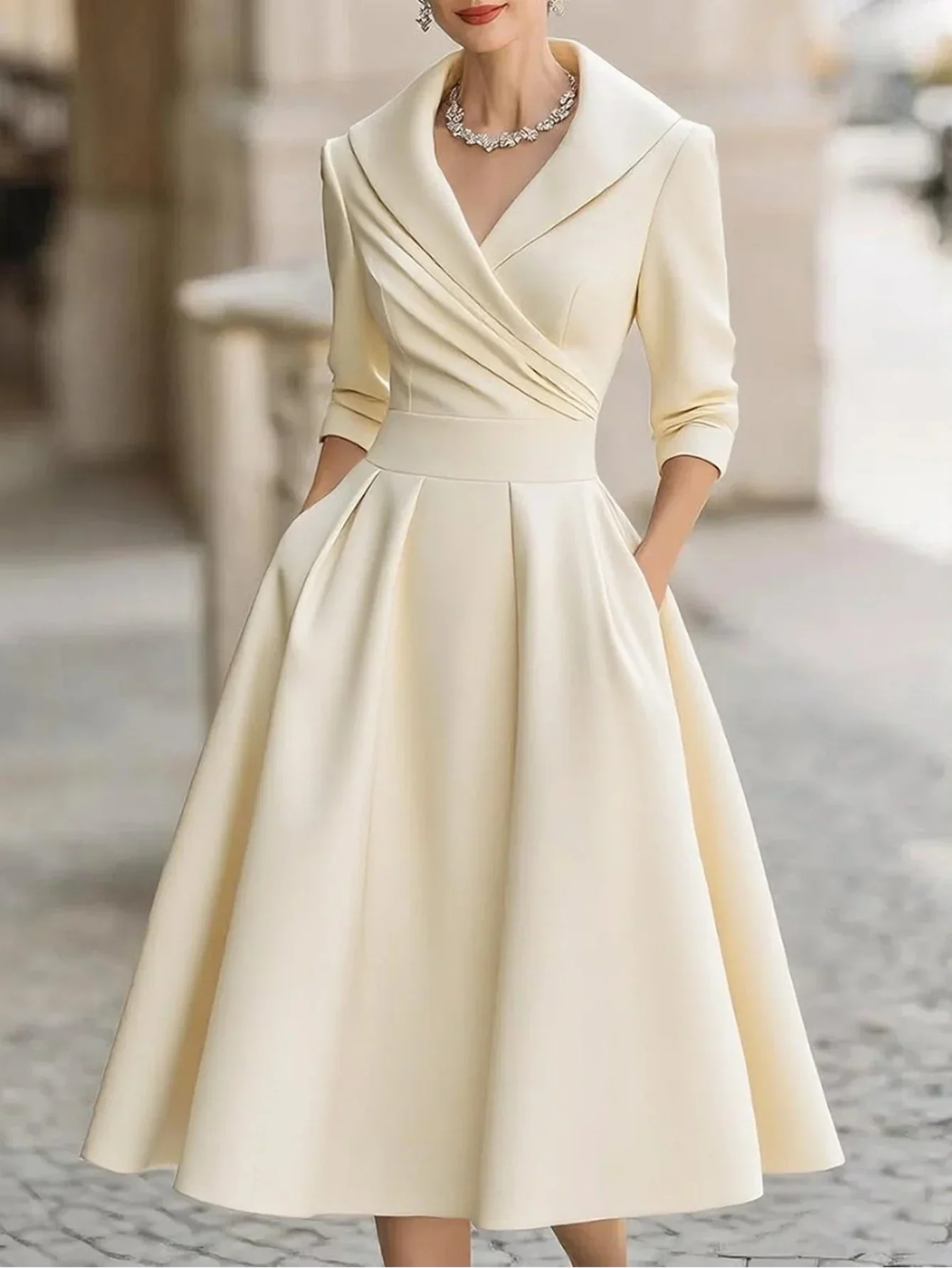 Women's Christmas Elegant Retro Dress