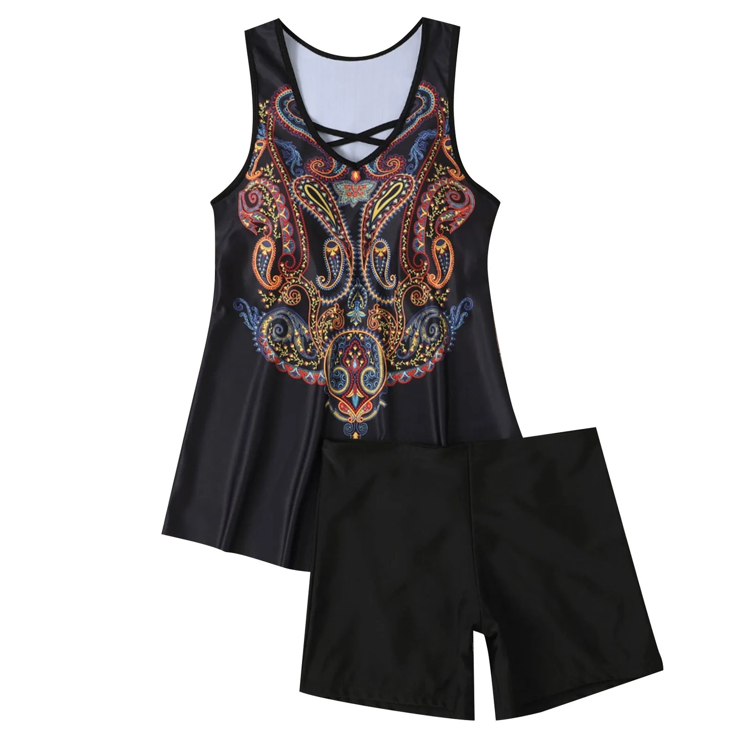 Plus Size Tankini  Swimwear Set