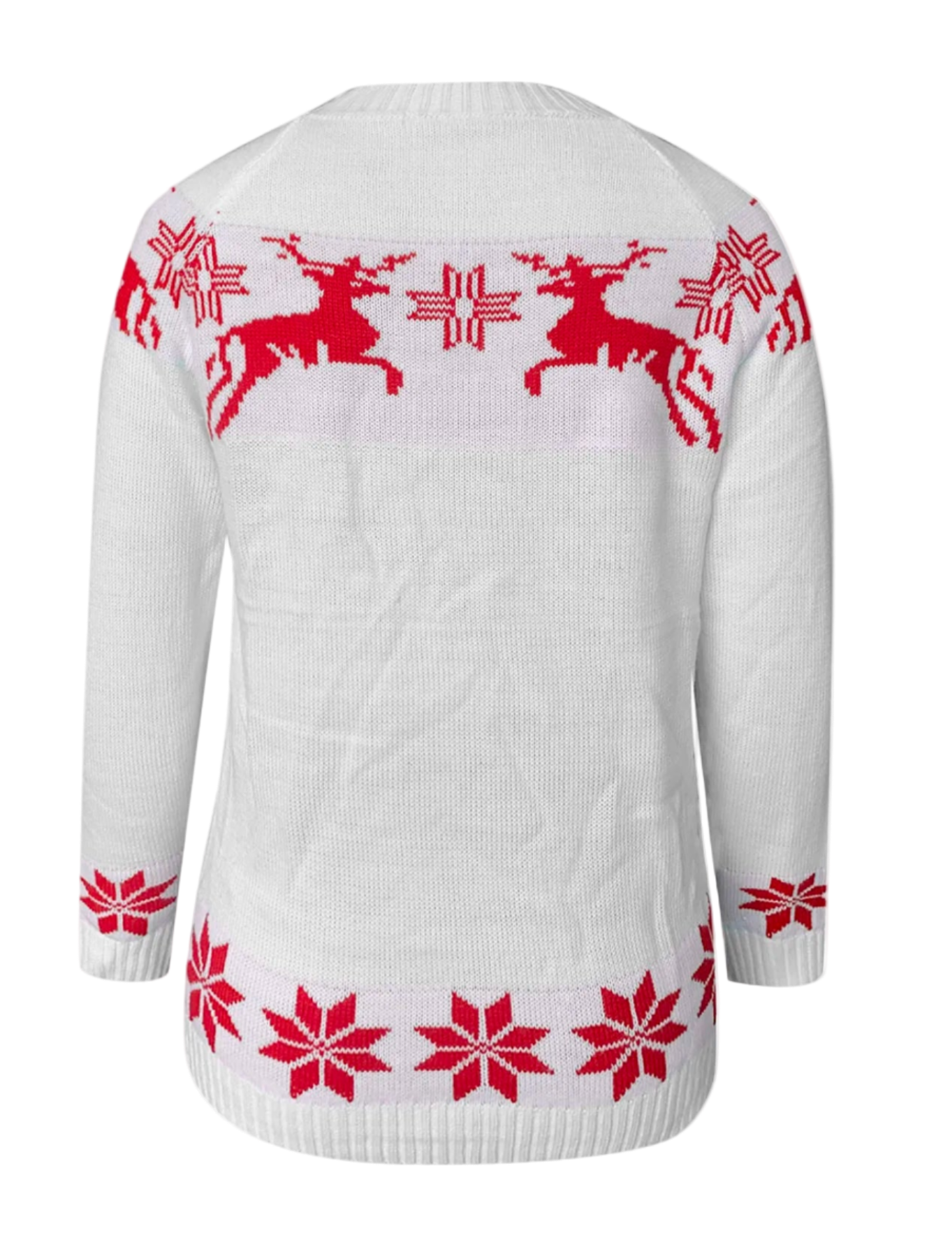 Red Christmas Reindeer Sweater