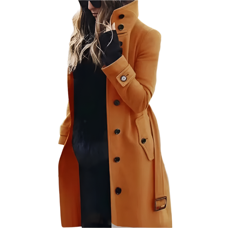 Women's Autumn Winter Warm Single Breasted Coat