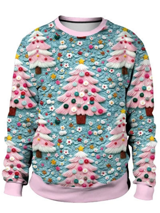 Ugly Christmas 3D Pint Chritmas Printed Sweatshirt