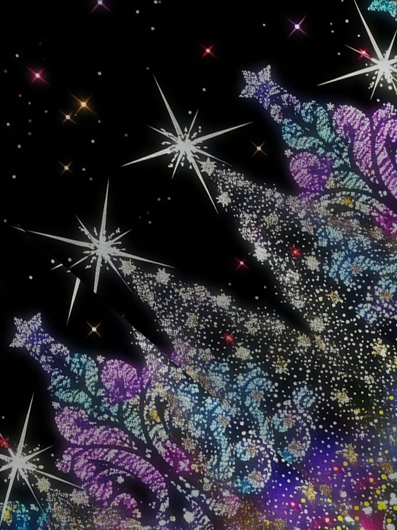 Women's A Line Polyester Christmas Tree Print Short Sleeve