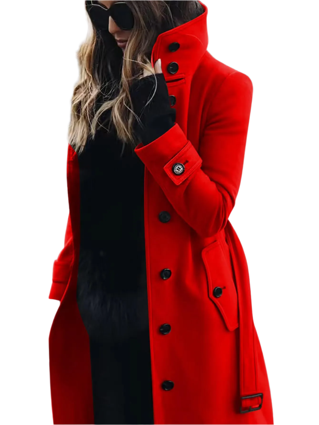 Women's Autumn Winter Warm Single Breasted Coat