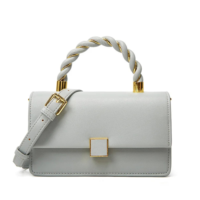 Elegant Leather Crossbody Bag Classic Vintage