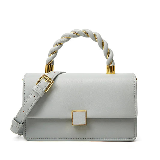 Elegant Leather Crossbody Bag Classic Vintage