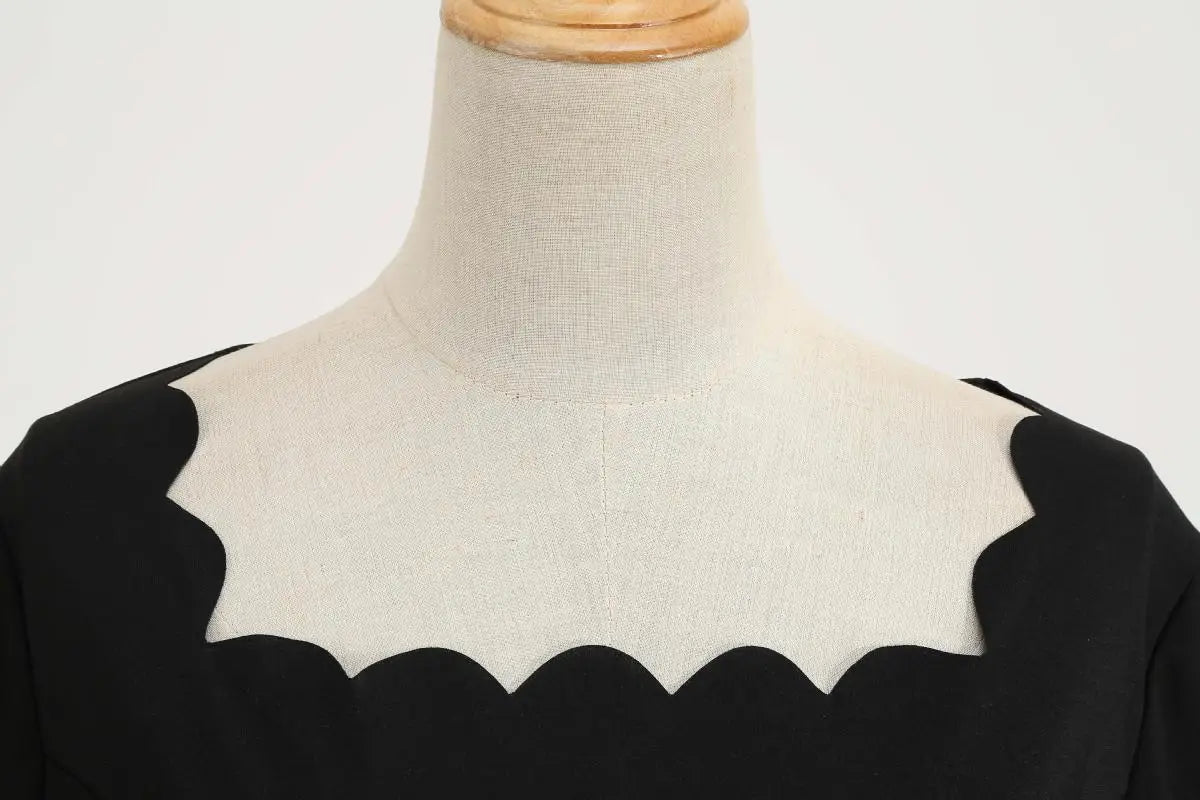 Women's Christmas Printed Spliced Polyester Dress Regular