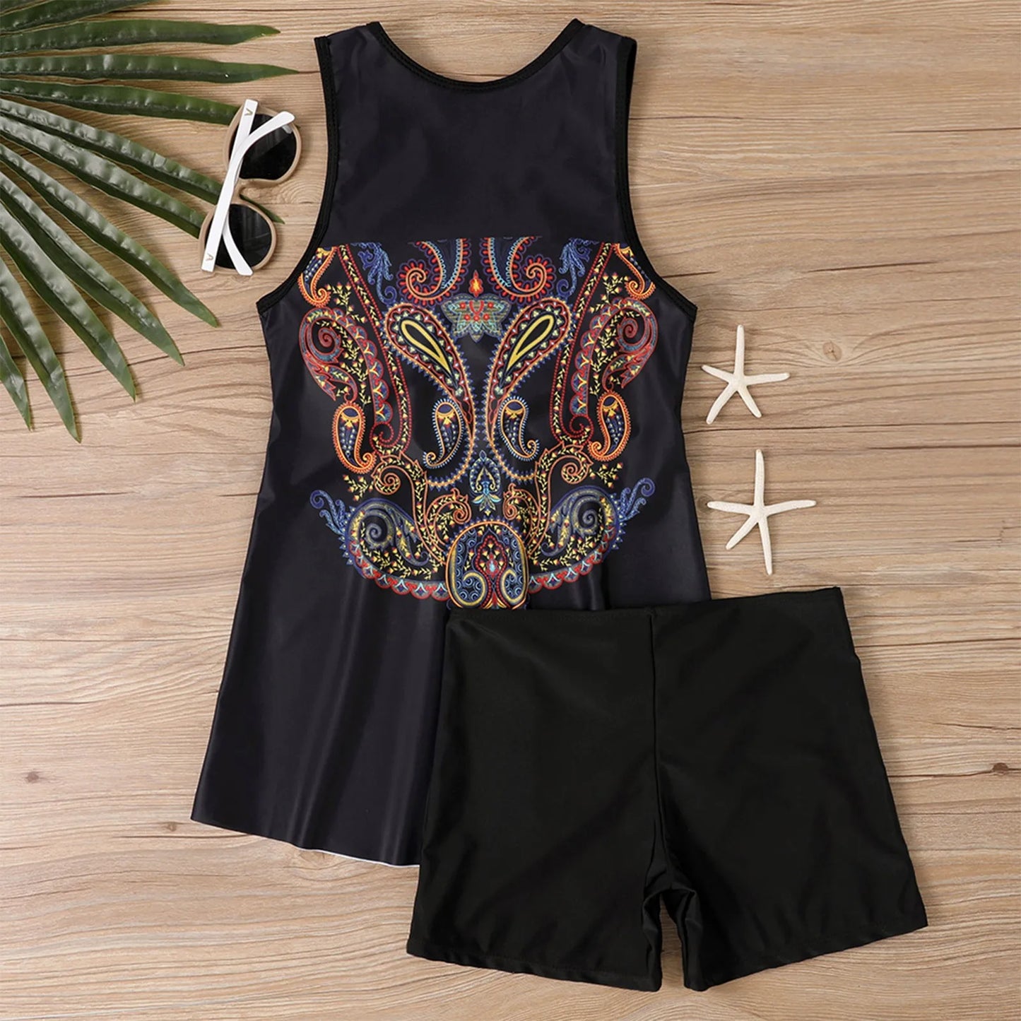 Plus Size Tankini  Swimwear Set