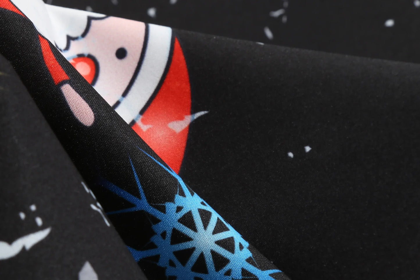 Women's Slim Fit Christmas Print Long Sleeve Dress Polyester