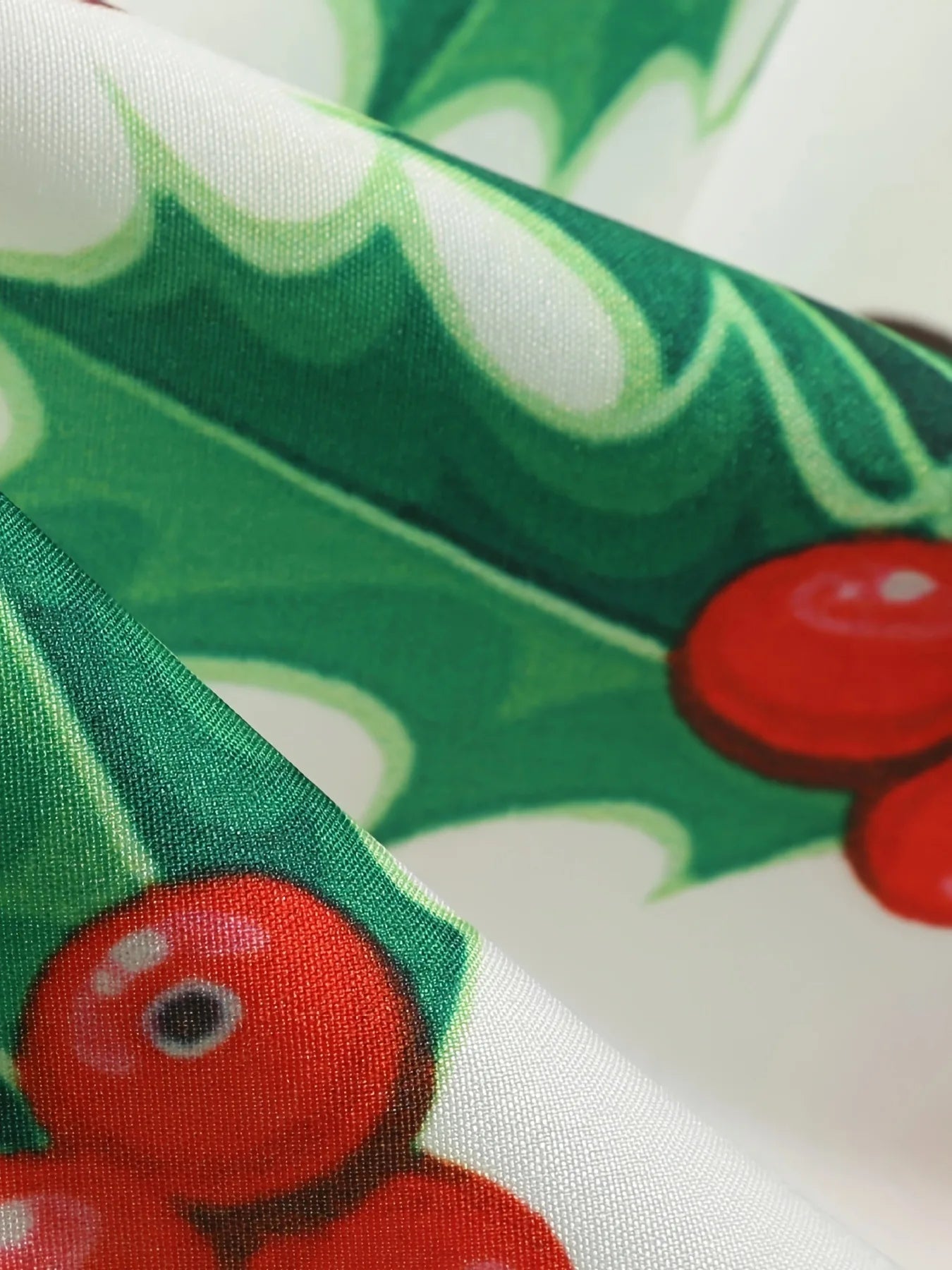 Women's Slim Fit Christmas Print Long Sleeve Dress Polyester