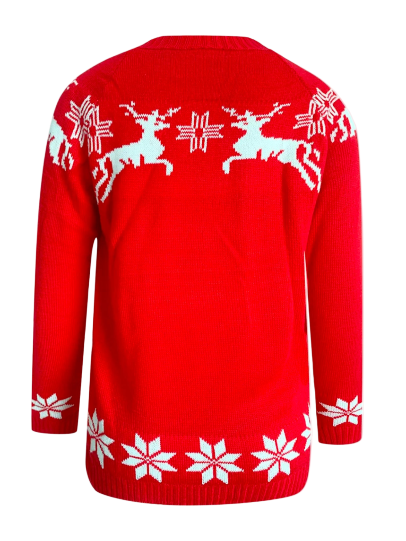 Red Christmas Reindeer Sweater