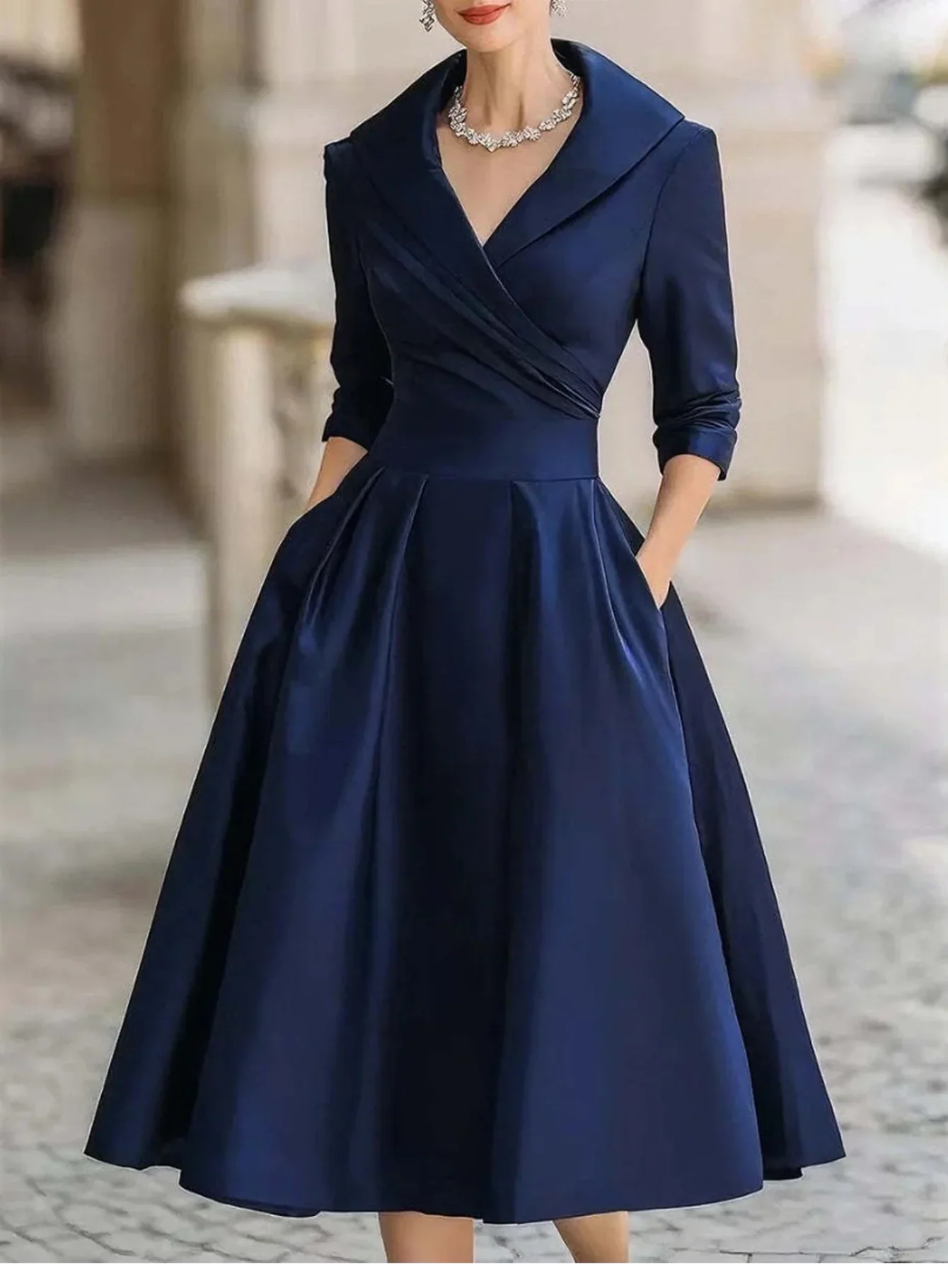 Women's Christmas Elegant Retro Dress